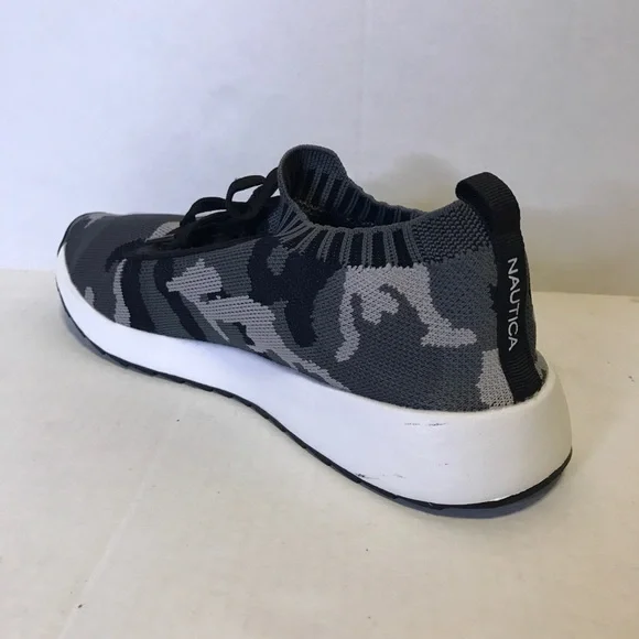 Nautica Slip On Knit Camouflage Sneakers Women Sz 9.5 Great Condition - Picture 8 of 14
